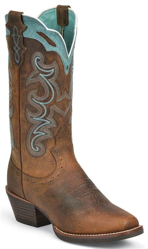 justin cowgirl boots